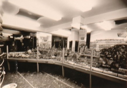 From rear of store looking toward the front