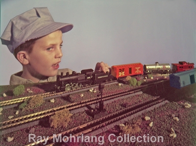 Boy & HO Trains