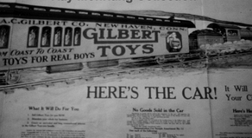 Promotional literature used to pave the way for the car's arrival in town