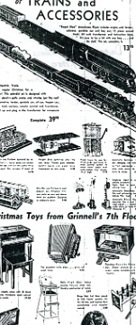 Grinnell's - Detroit Free Press - December 10, 1950 - Courtesy of Daryl Olszeski