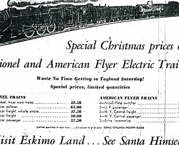 Kern's - Detroit News - December 9, 1950 - Courtesy of Daryl Olszeski